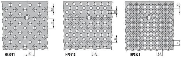 Набивка смыкающиейся цилиндрической щетки HP55