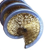 спиральная щетка с латунированной проволокой